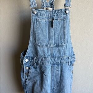 Madewell Light Blue Denim Overalls